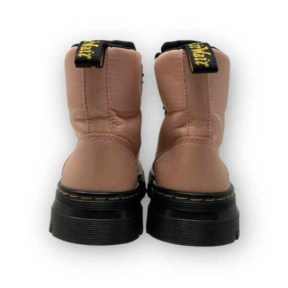Dr. Martens Doc Combs Nylon Combat Boots Peach Pink Women’s Size US 7 - Picture 9 of 11